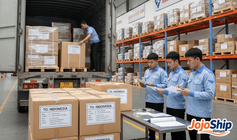 Vietnam to Indonesia door-to-door freight forwarding service