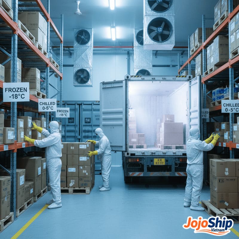 Temperature-controlled shipping infrastructure in Vietnam